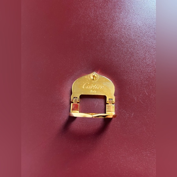 Cartier Vintage Bordeaux Top Handle Bag Les Must De Cartier - Picture 6 of 16